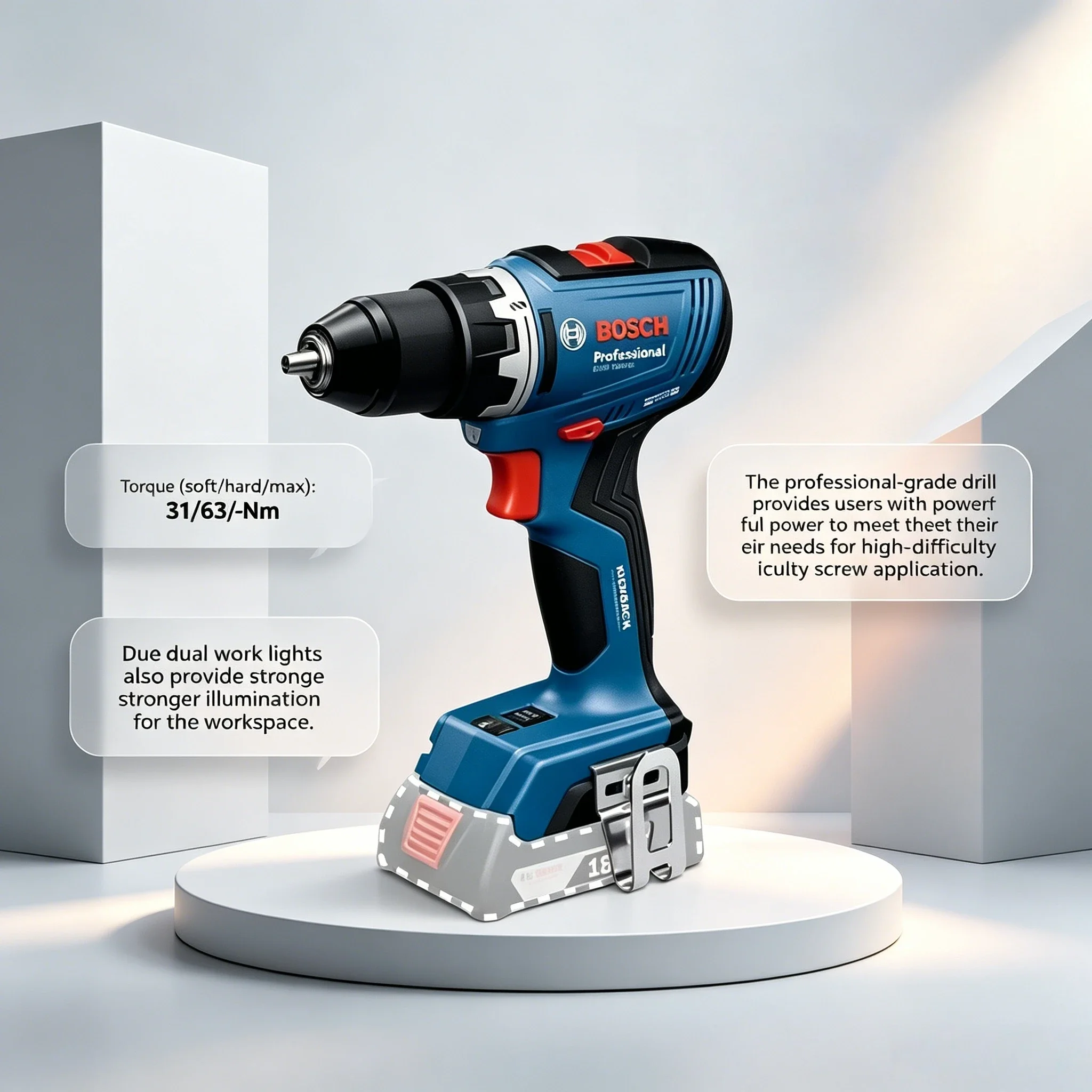 Brushless Cordless Electric Drill 18V - 보쉬 GSR 18V-65 브러시리스 무선 드릴