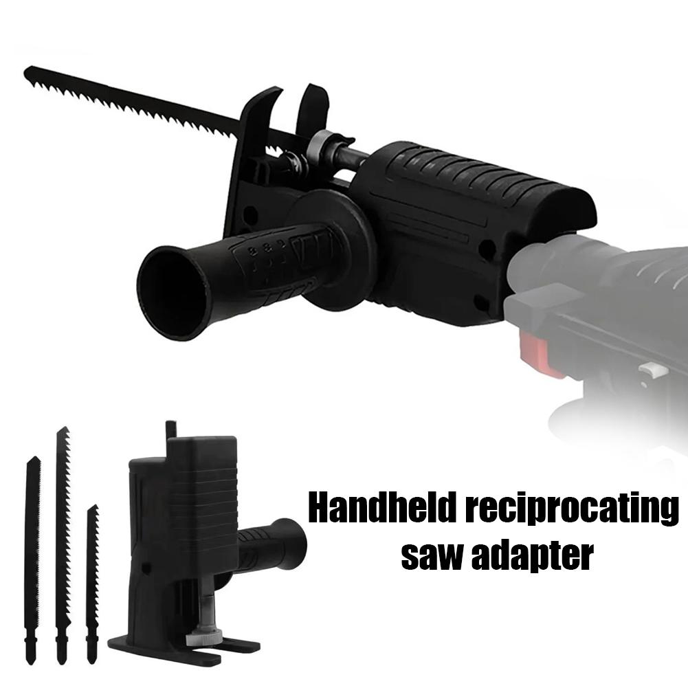 Reciprocating Saw Attachment Drill - 전기 드릴용 왕복톱 어댑터, 목재 절단