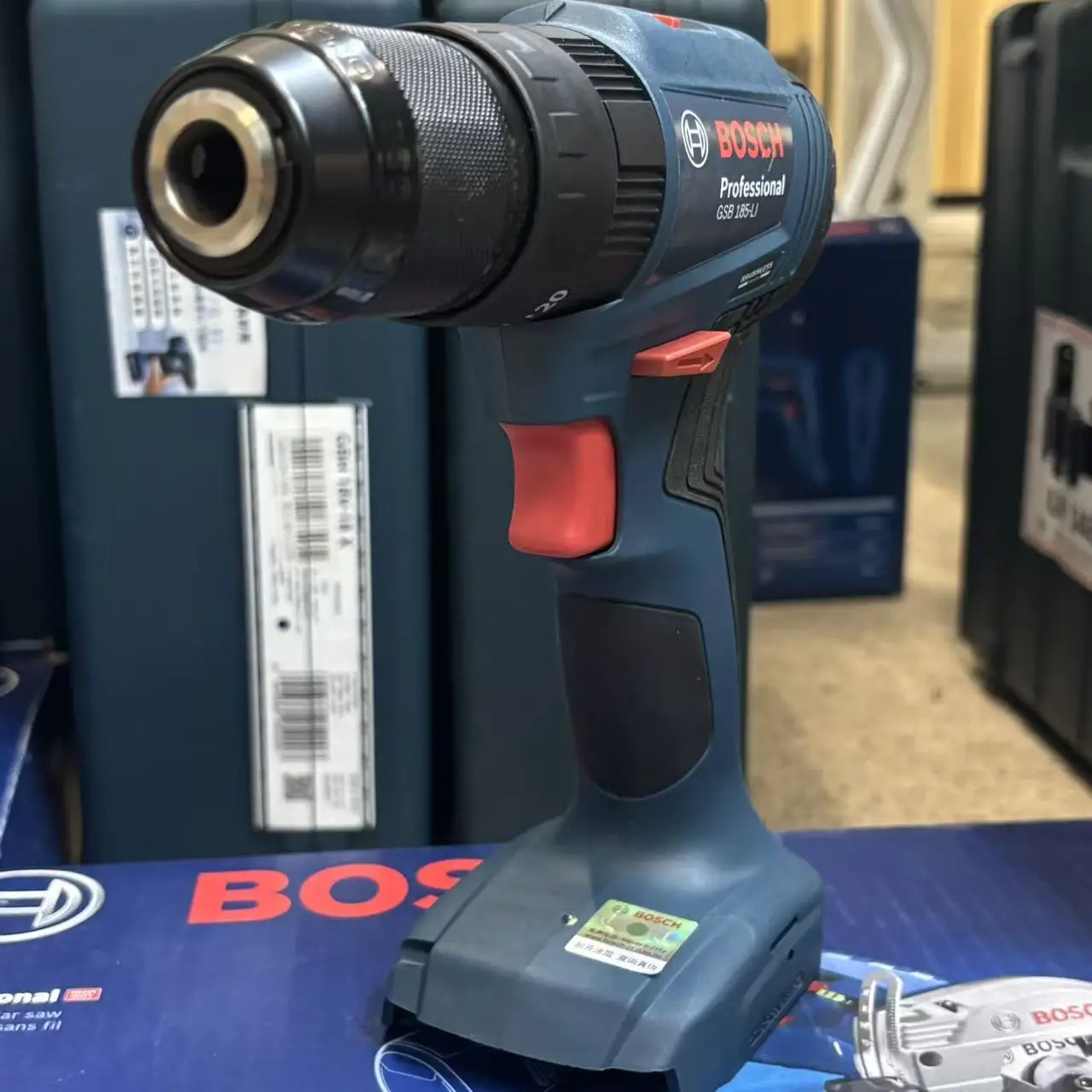 Brushless Cordless Electric Drill 18V - BOSCH GSB 185-LI 브러시리스 무선 임팩트