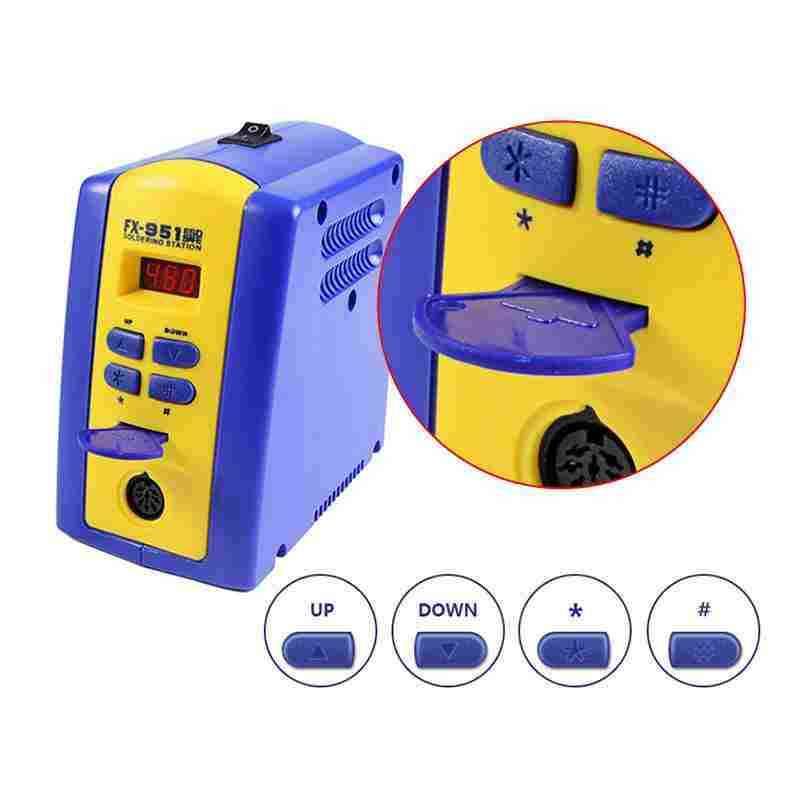 Digital Soldering Station T12 - 디지털 FX951 75W 납땜 스테이션 FX-951