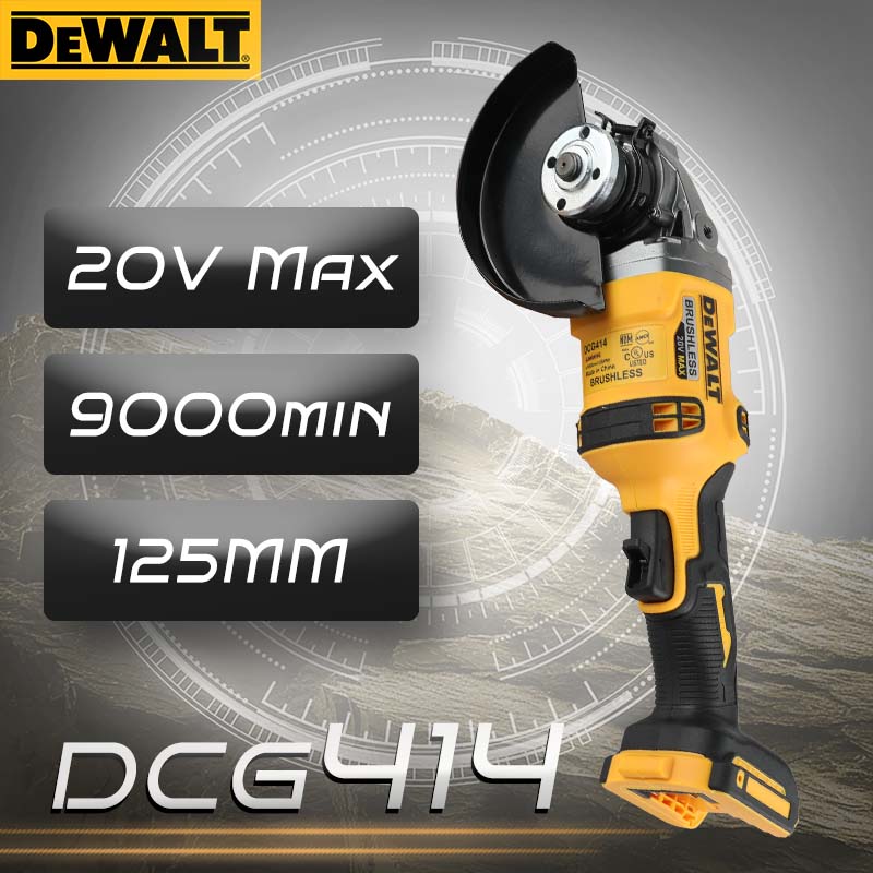 Brushless Angle Grinder Battery Powered - 디월트 DCG414 20V MAX 브러시리스 앵글