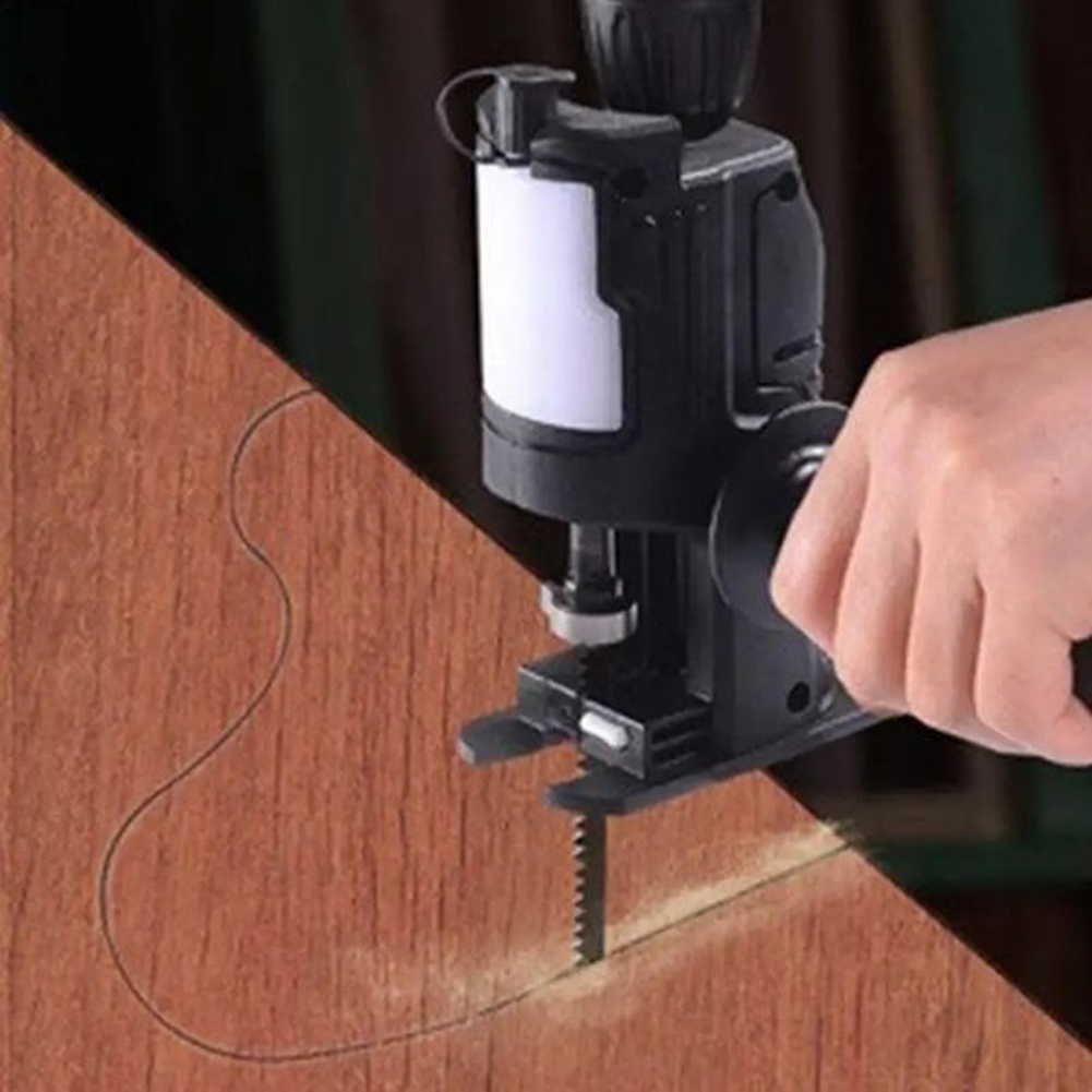 Reciprocating Saw Attachment Drill - 전기 드릴을 왕복톱으로 변환하는 어댑터, 목공
