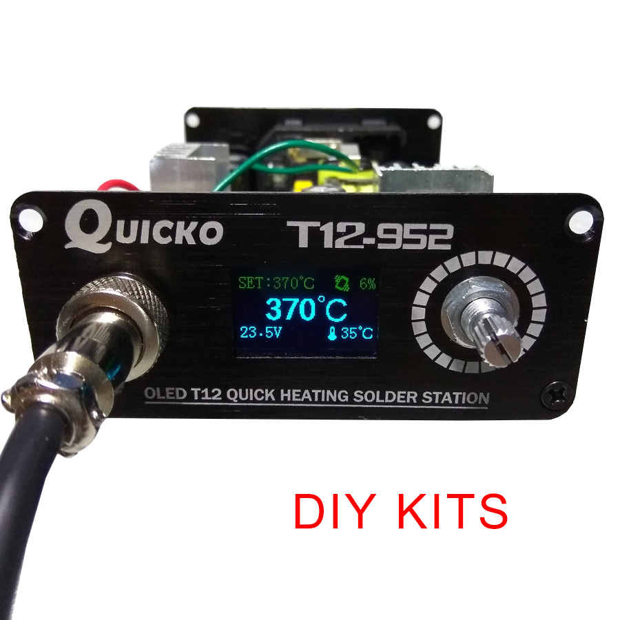 Digital Soldering Station T12 - T12 STC-OLED 납땜 스테이션 철 DIY