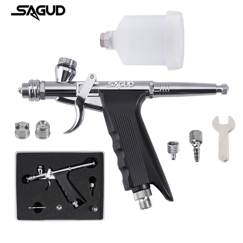 Airbrush Kit With Mini Compressor - 중력 피드 에어 브러시 듀얼 액션