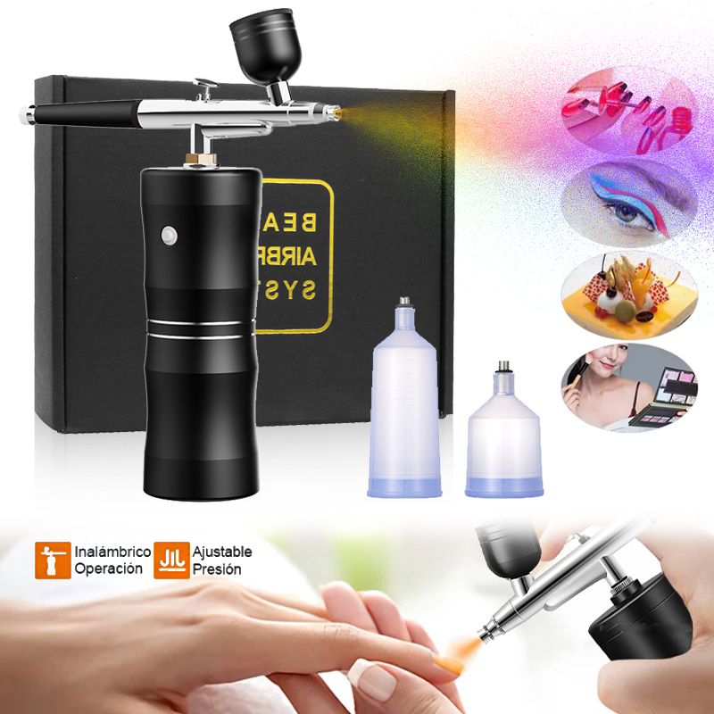 Airbrush Kit With Mini Compressor - 산소 스프레이 미니 공기 압축기 키트
