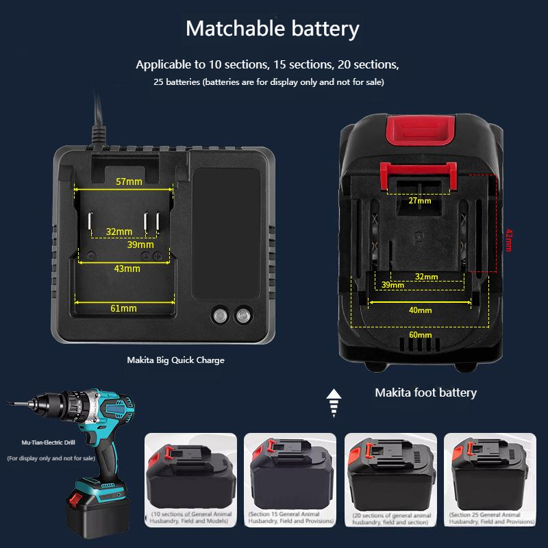 EU US 18V 21V 마키타 전동 드릴, 전동 렌치 - Brushless Cordless Electric Drill 18V 리뷰 및 가격