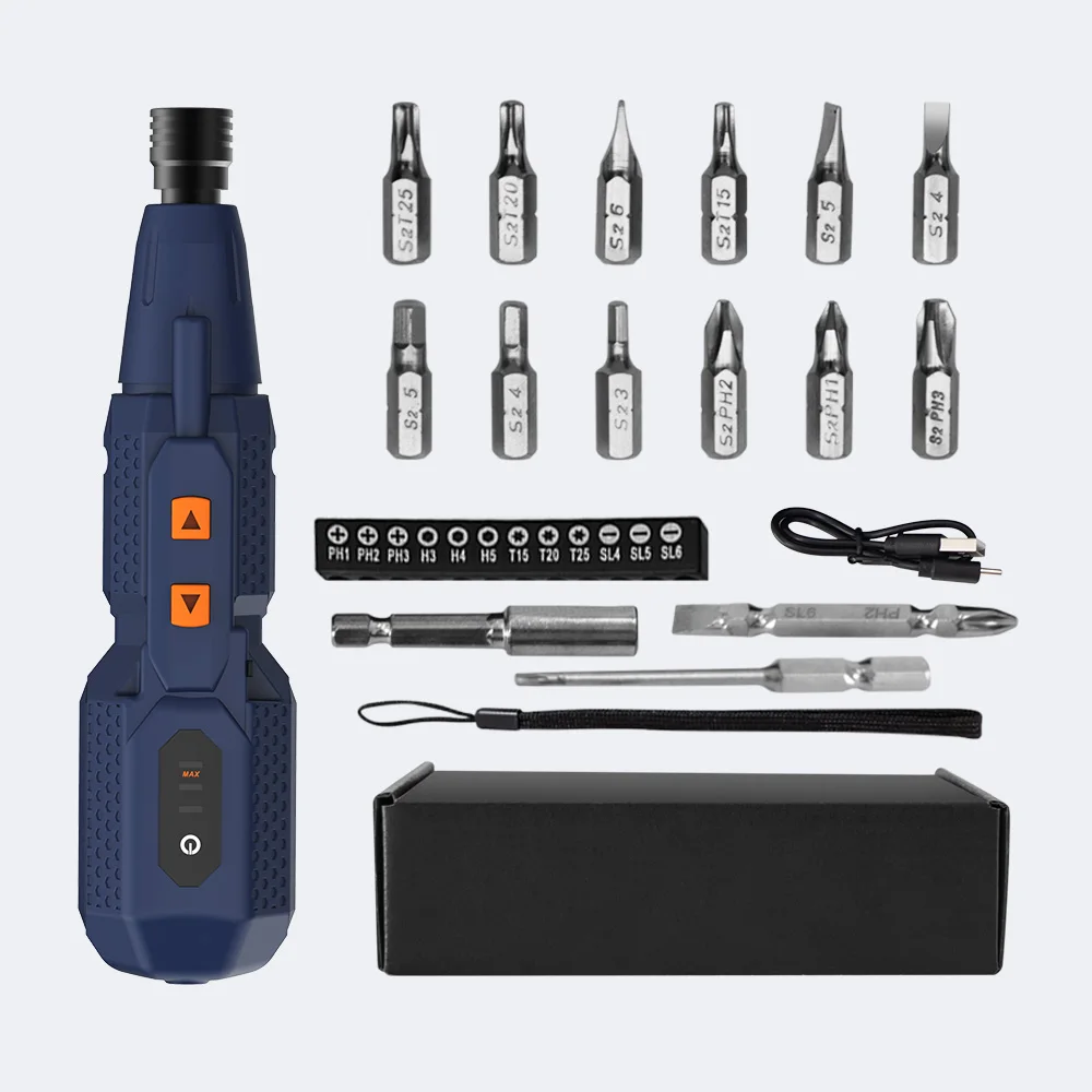 무선 전기 스크루 드라이버 세트 LED 조명이있는 4. - Electric Screwdriver Rechargeable Usb 리뷰 및 가격