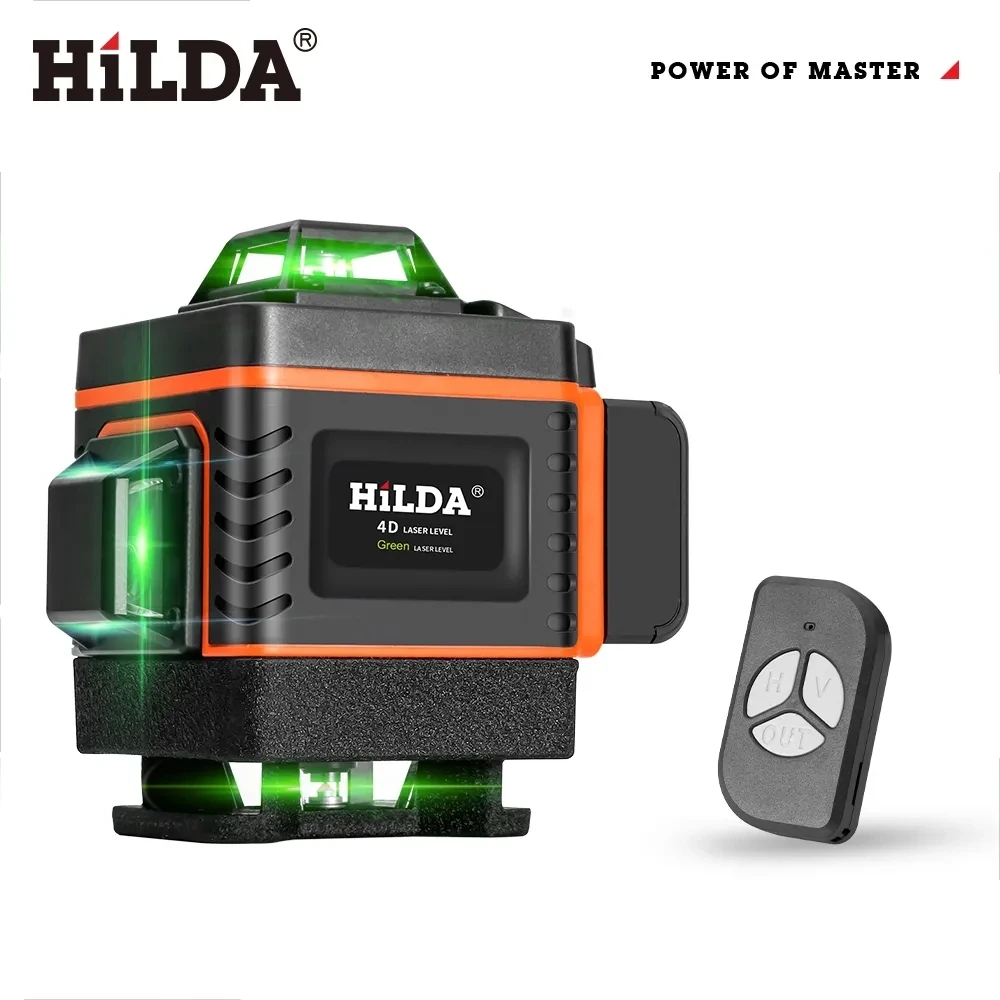 HILDA 16/12라인 4D 레이저 레벨 녹색 라인  - Laser Level 16 Lines 4D Green 리뷰 및 가격