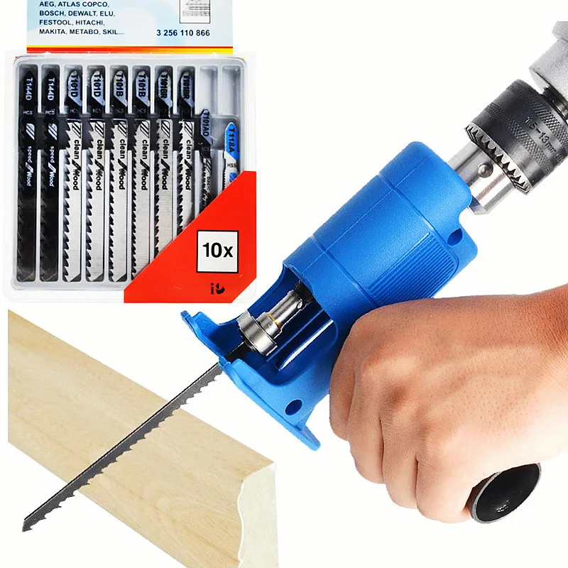 휴대용 왕복 톱 어댑터 전기 드릴 수정 전기 직소 전동 - Reciprocating Saw Attachment Drill 리뷰 및 가격