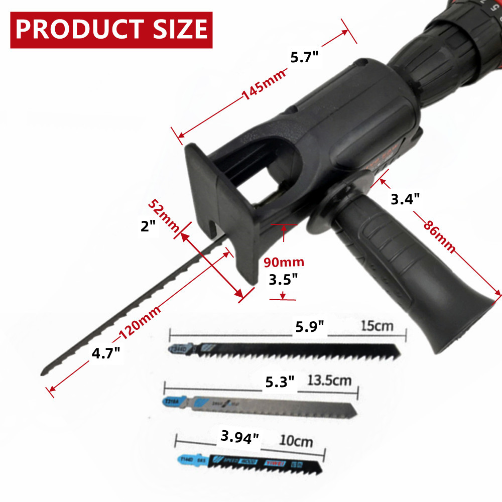 휴대용 왕복 톱 어댑터 전기 드릴 수정 전기 직소 전동 - Reciprocating Saw Attachment Drill 리뷰 및 가격