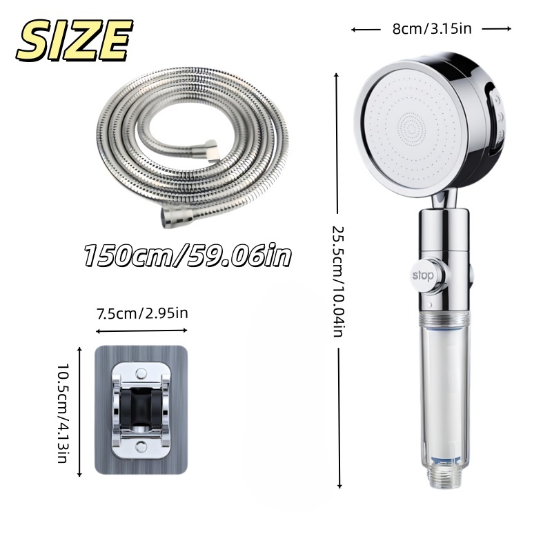 가시광선 필터 창 고압 절수형 핸드헬드 샤워기 3가지  - Plumbing 리뷰 및 가격