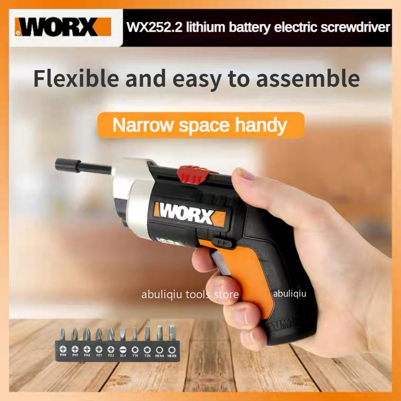 Worx WX252.2 4V 미니 전기 스크루 드라이버 - Electric Screwdriver Rechargeable Usb 리뷰 및 가격