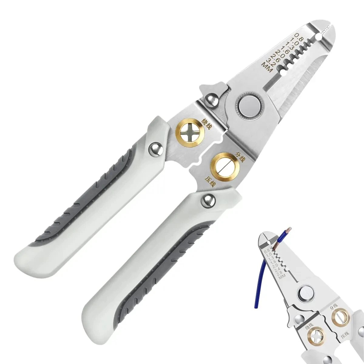 6 In 1 와이어 스트리퍼 특수 와이어 펜치 도구 전 - Automatic Wire Stripper Cutter 리뷰 및 가격