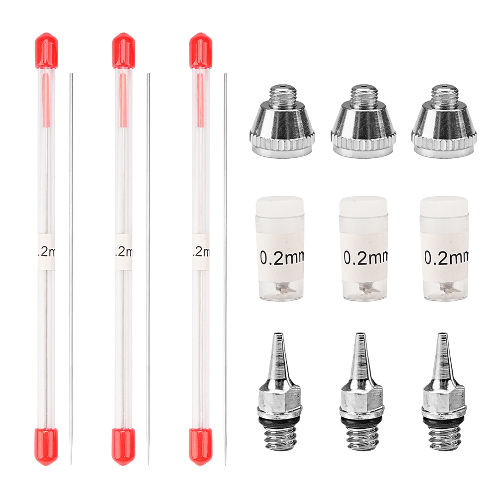 1/3pcs 세트 0.2/0.3/0.5mm 에어 브러시 - Airbrush Kit With Mini Compressor 리뷰 및 가격