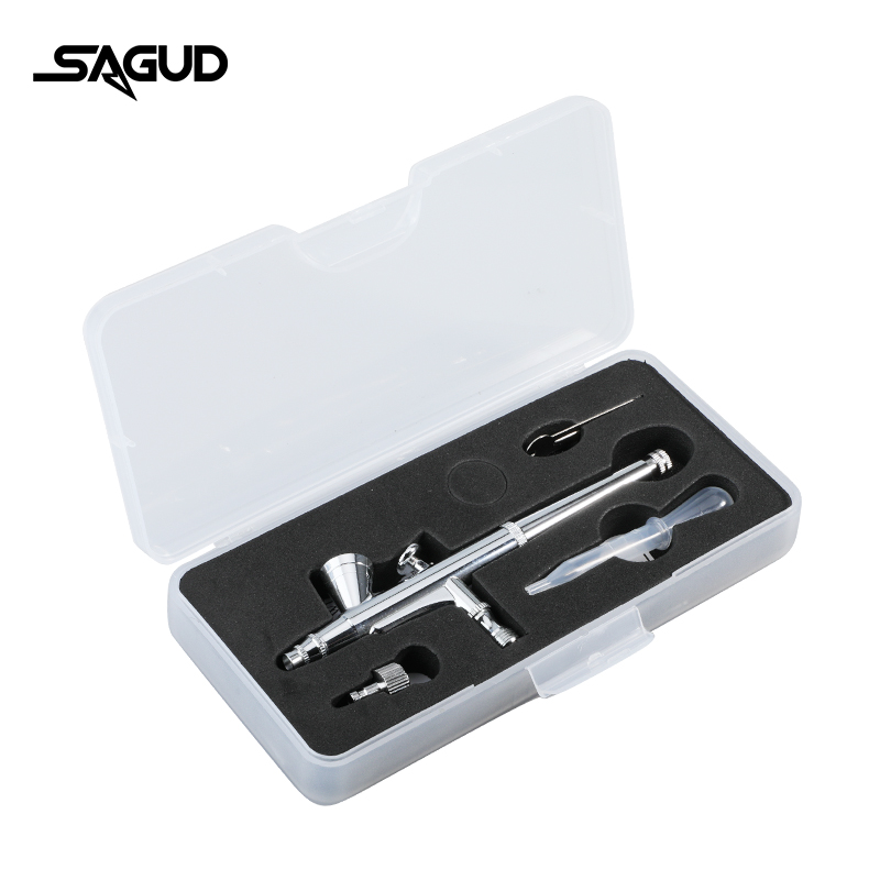 SAGUD 에어 브러시 모델 SD-135 0.2mm 다 - Airbrush Kit With Mini Compressor 리뷰 및 가격