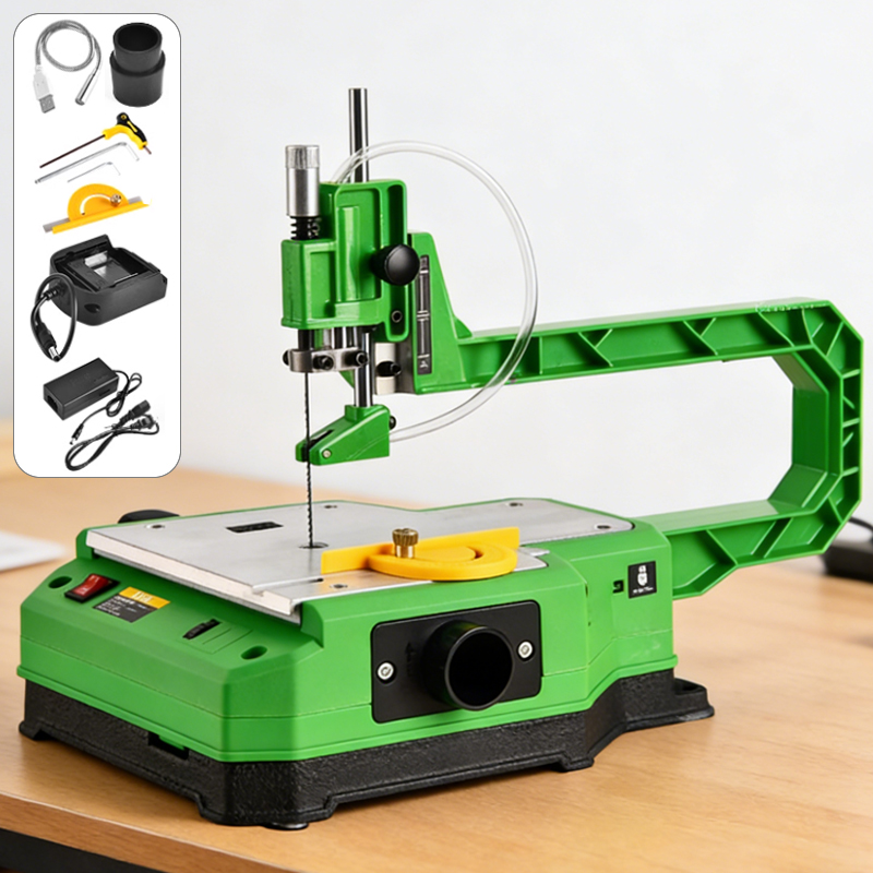 전기 데스크탑 곡선 톱 플러그인/배터리 다기능 직소 소 - Mini Table Saw For Woodworking 리뷰 및 가격