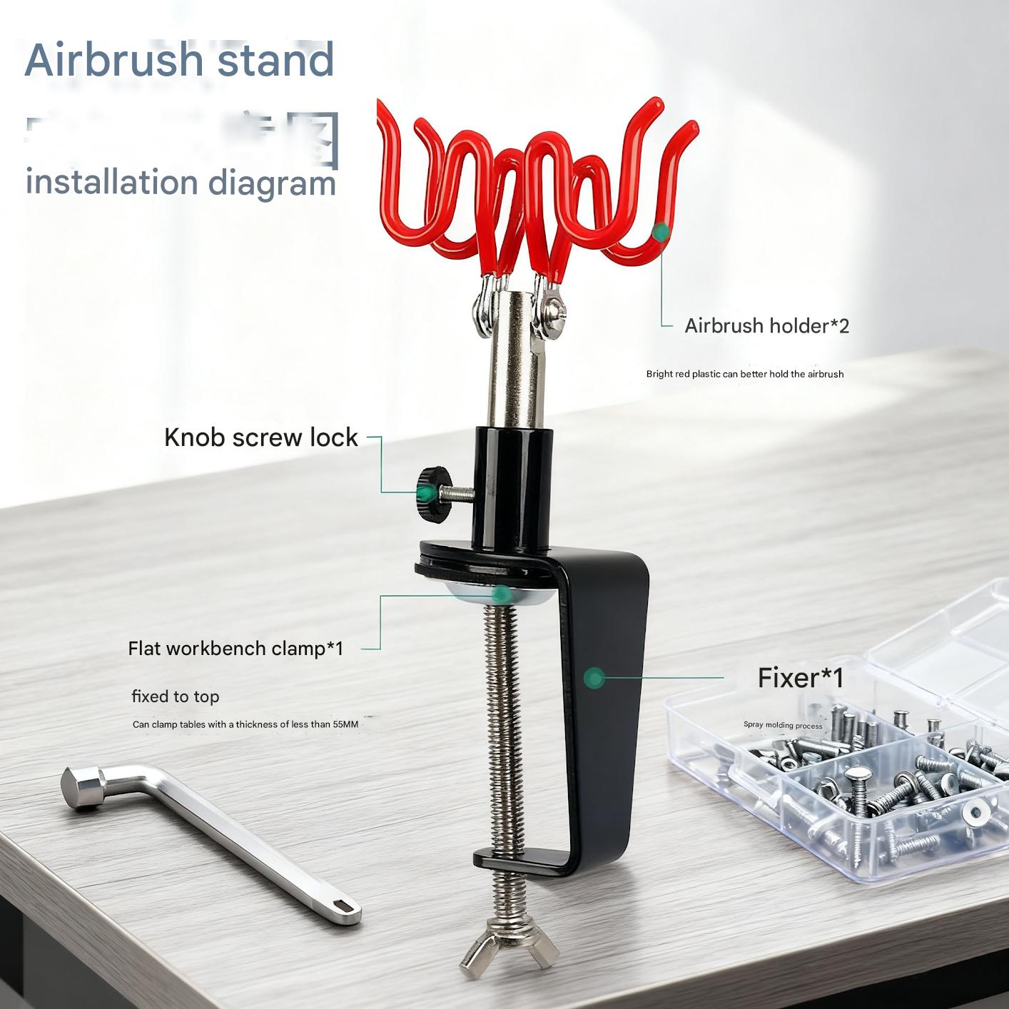에어브러시 홀더 중력 스탠드 키트 (에어브러시 페인트  - Airbrush Kit With Mini Compressor 리뷰 및 가격