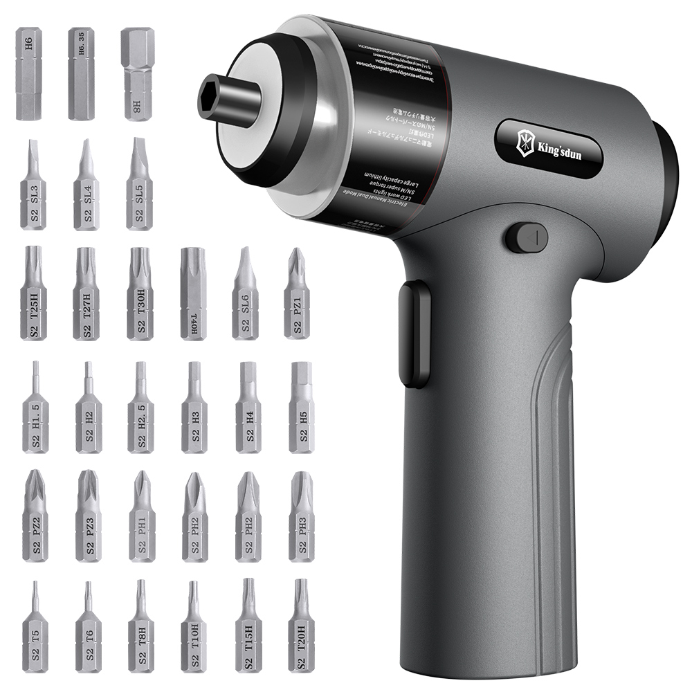 전기 스크루 드라이버 정밀 세트 전동 공구 키트, 가정 - Electric Screwdriver Rechargeable Usb 리뷰 및 가격
