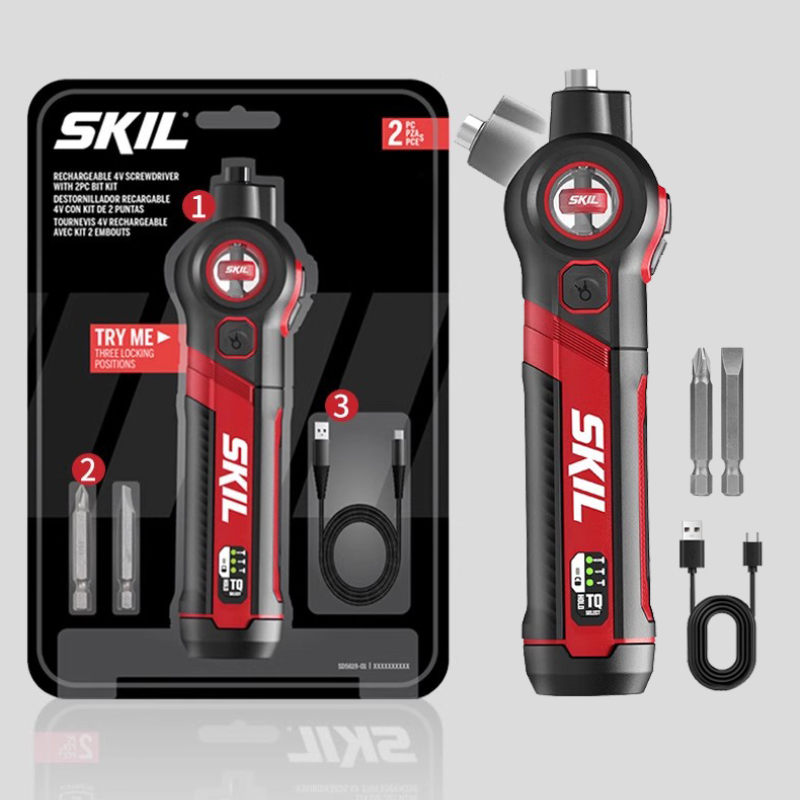 SKIL 5619 미니 전기 스크루 드라이버 세트, 스 - Electric Screwdriver Rechargeable Usb 리뷰 및 가격