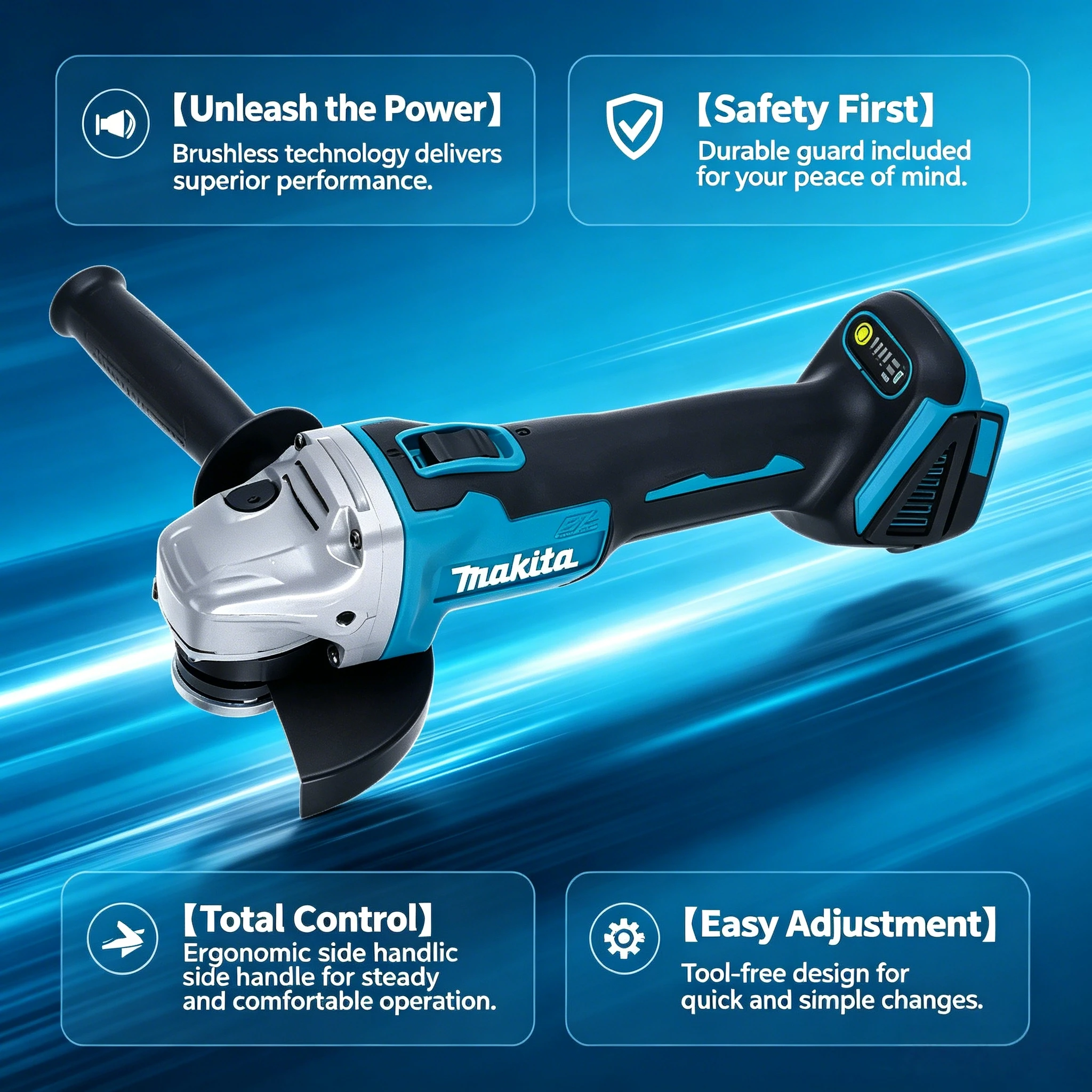 마키타 DGA504 브러시리스 앵글 그라인더 18V 6 - Brushless Angle Grinder Battery Powered 리뷰 및 가격