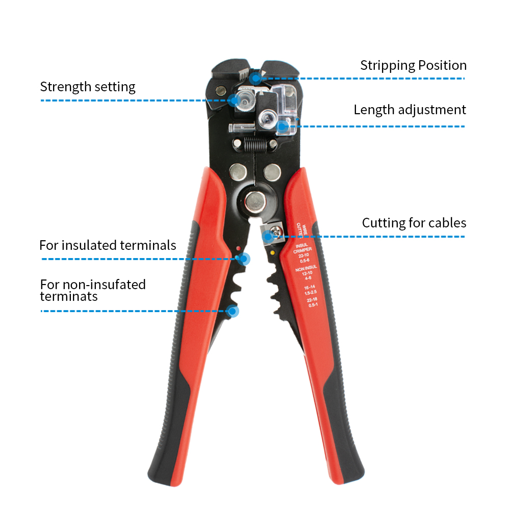 전문 자동 와이어 스트리퍼 크림퍼 플라이어 전기기사용  - Automatic Wire Stripper Cutter 리뷰 및 가격