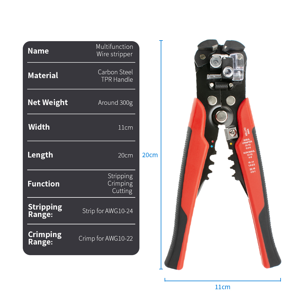전문 자동 와이어 스트리퍼 크림퍼 플라이어 전기기사용  - Automatic Wire Stripper Cutter 리뷰 및 가격