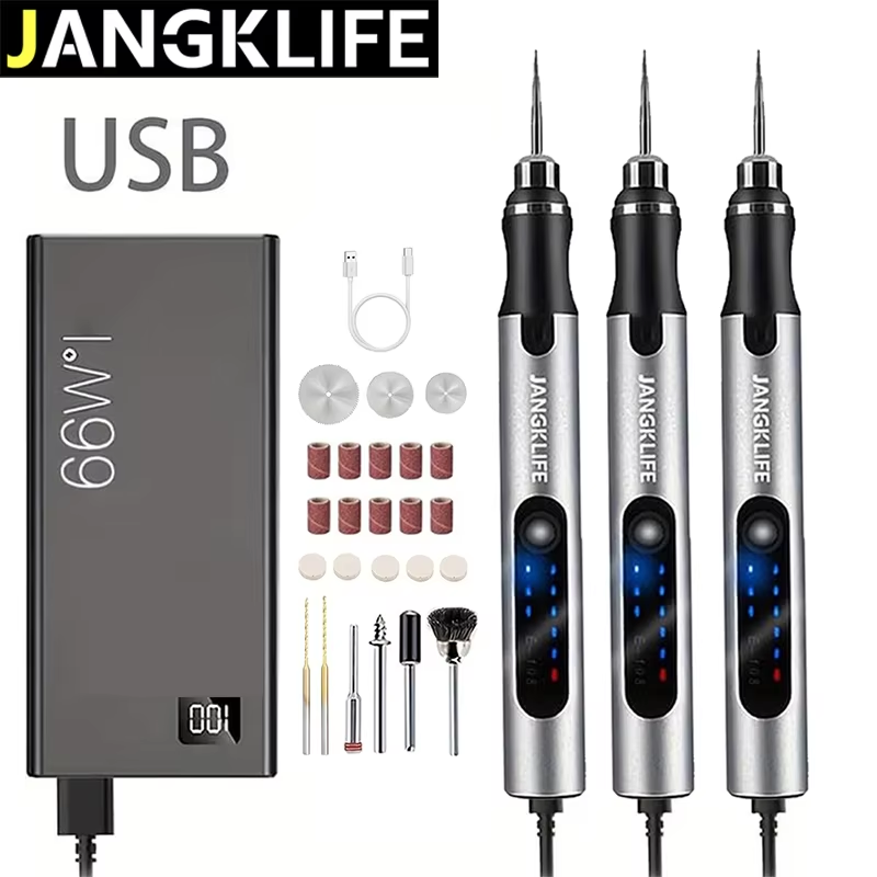 JANGKLIFE USB 충전식 로터리툴 키트 목공 조 - Cordless Rotary Tool Kit Accessories 리뷰 및 가격