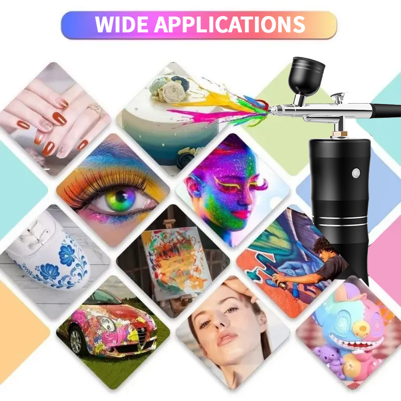 산소 스프레이 미니 공기 압축기 키트 에어 브러시 스프 - Airbrush Kit With Mini Compressor 리뷰 및 가격
