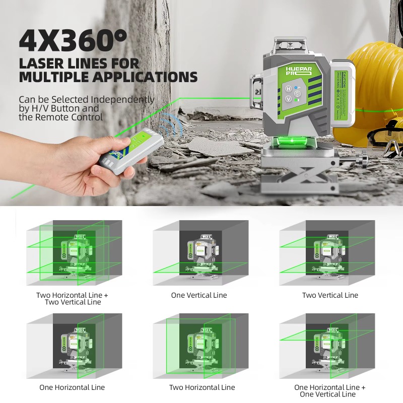 휴파 2024 신형 4D 16라인 그린 빔 레이저 레벨 - Laser Level 16 Lines 4D Green 리뷰 및 가격
