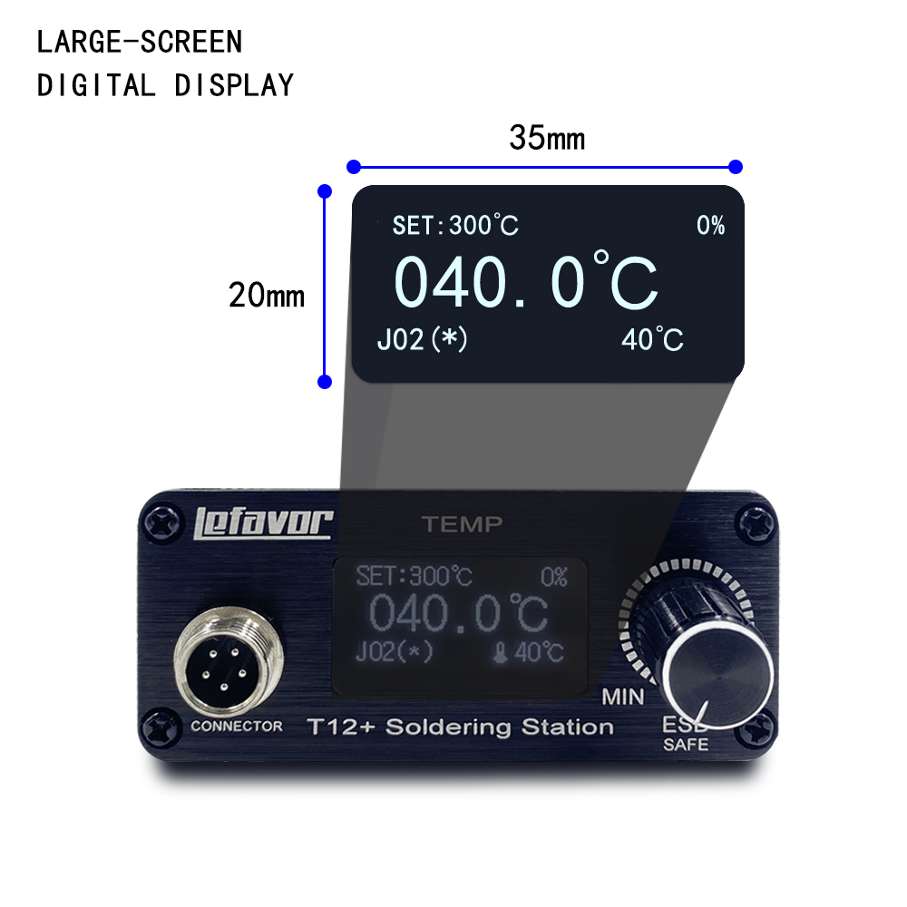 T12 + 납땜 스테이션 납땜 인두 1.3 인치 OLE - Digital Soldering Station T12 리뷰 및 가격